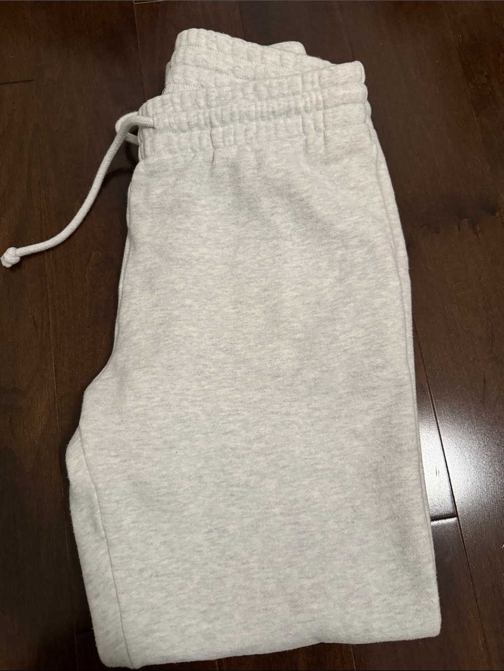 Aritzia Light Gray Drawstring Sweatpants
